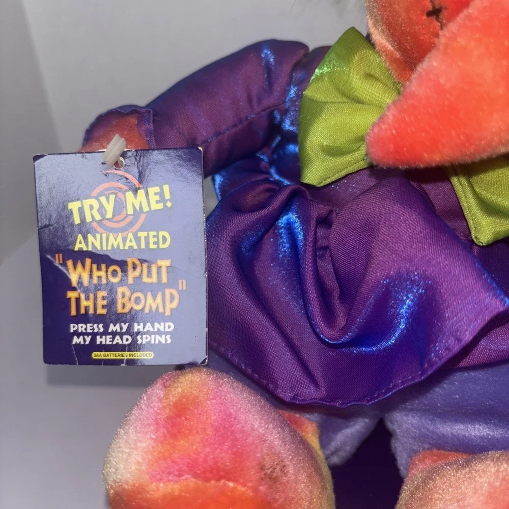 Vintage DanDee Sing Spooky Spin-Rounds Animated Halloween Witch Plush Decor RARE